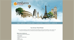 Desktop Screenshot of embassytravel.co.za